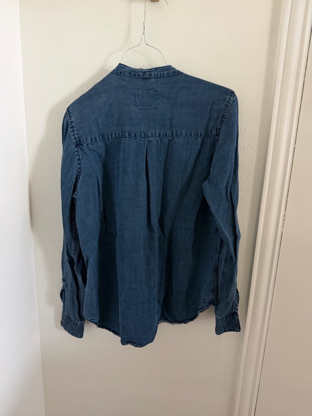 Rails Women's Denim Blue Tie-Front Top - Picture 6 of 6